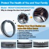 Upgraded MDS47123602 Washer Door Gasket Boot Seal Bellow Diaphragm Compatible