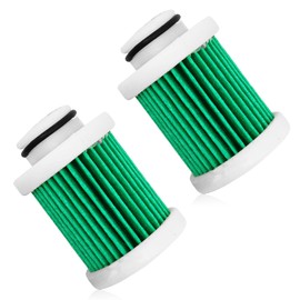 2 PCS 6D8-WS24A-00-00 Fuel Filter Element Compatible with Yamaha F40A F50 T50 F60 T60 F70 F90 F115 Outboard Motor (2004 and Later)