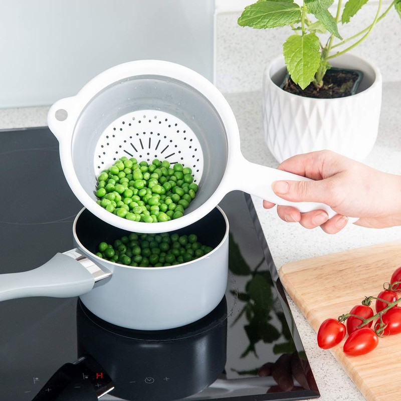Addis 517522 "Pop & Store Collapsible Food Colander with Handle,