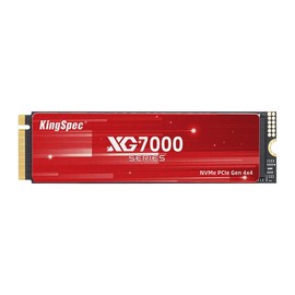 KingSpec XG7000 Series SSD 512GB, 1TB,2TB,4TB NVMe SSD M.2 PCIe Gen4 M.2 2280 Internal Solid State Drives Up to 7400MB/s Suitable for Desktop, Gaming Laptop, Enthusiasts, IT Profession - capacity: 1TB