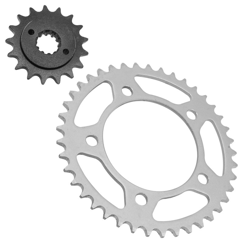 Caltric Front & Rear Sprockets Kit for Honda VT750Dc Shadow