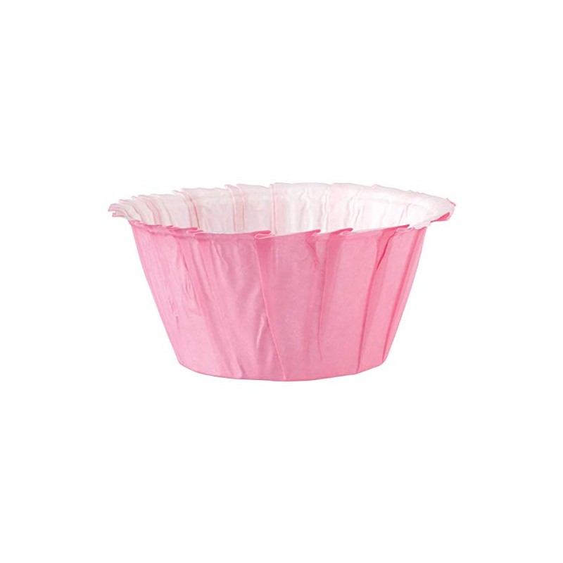 Wilton 24 Pieces Ruffle Baking Cup Standard, Pink