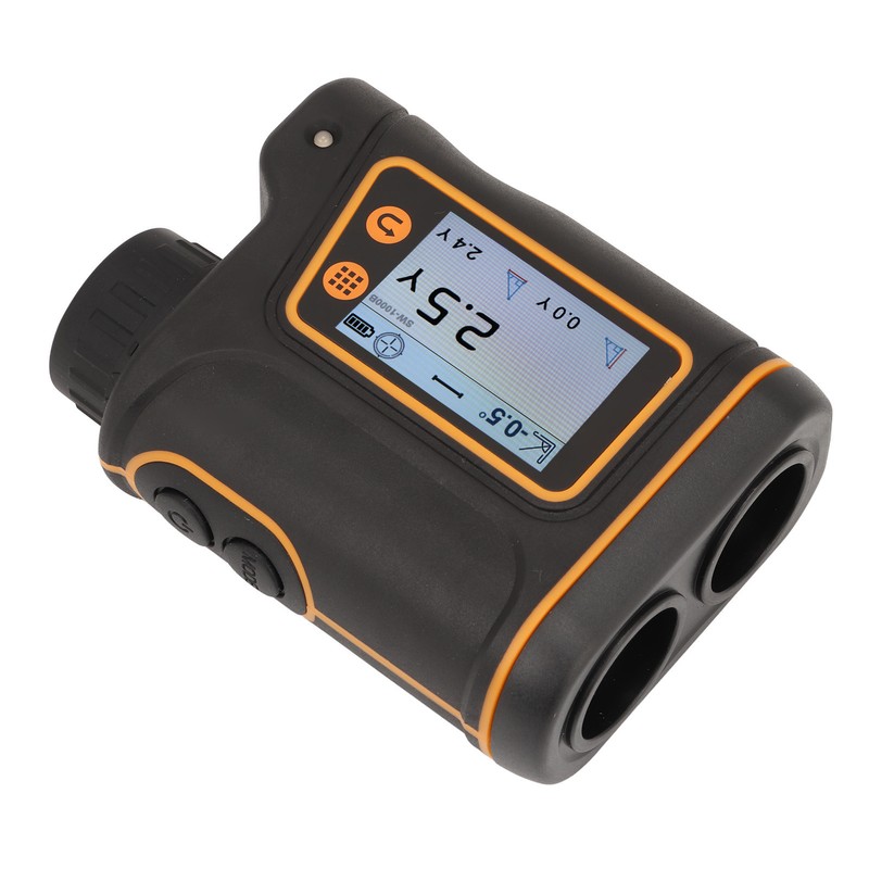Telescope Range Finder 6X Magnification LCD Touch Screen Laser Distance