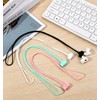 FRCTLNKG 4 Pcs Earbud Strap, Earplug Lanyard Anti-Lost
