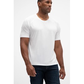 DEVOPS 5 Pack Men's UPF 50+ Sun Protection Moisture Wicking Dry-Fit Short Sleeve Workout T-Shirts (White/White/White/Navy/Black, 3X-Large)