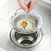 1pc Stainless Steel Sink Strainer with Handle – Rustproof Anti-Clog