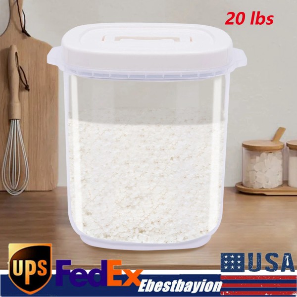 Large Dry Food Container Bean Nut Storage Rice Sealed Container