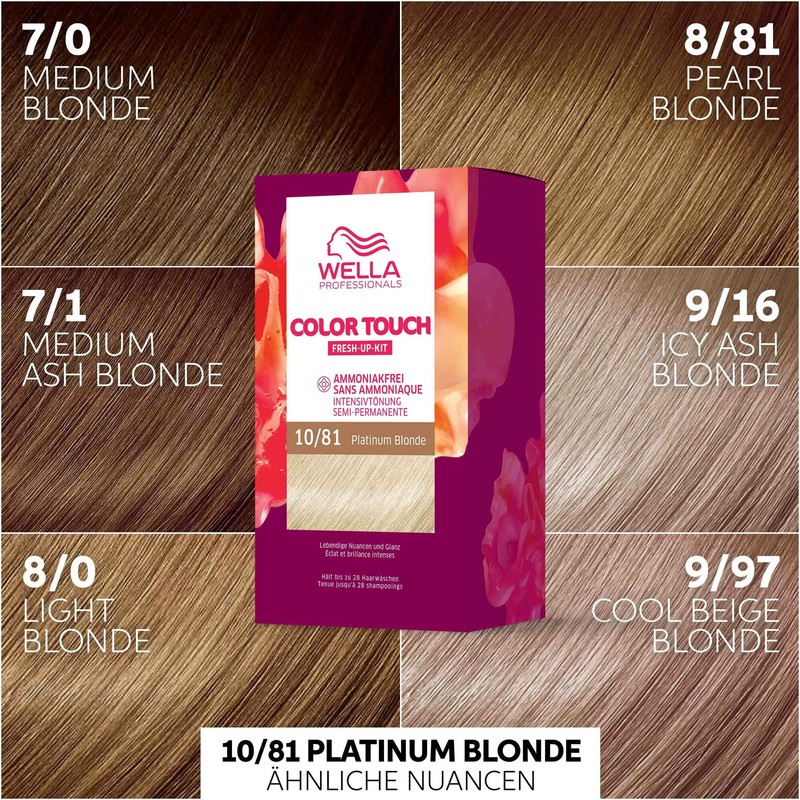 Wella Professionals Color Touch Demi Permanent Hair Colour without Ammonia