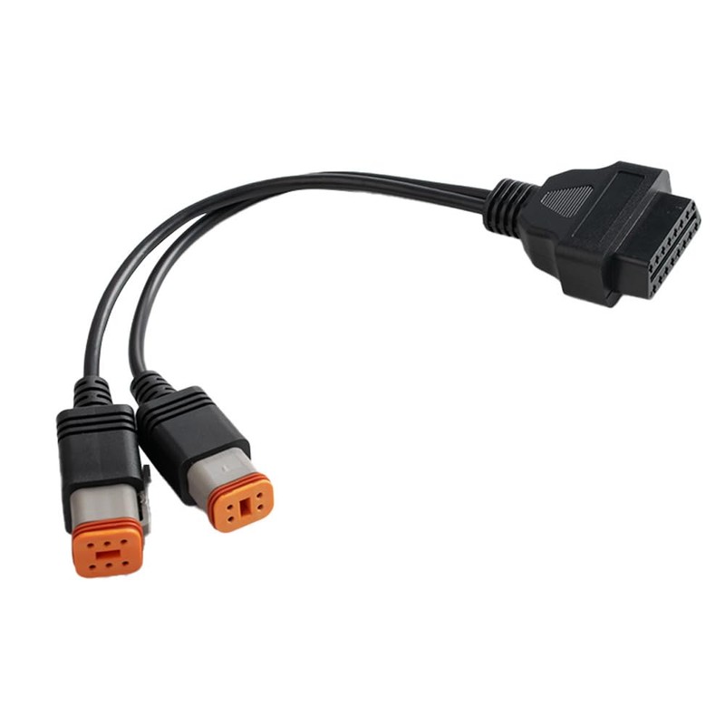 Yalgdlen 4pin+6pin 2 in 1 Connect for OBD Harley Motorcycle