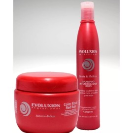 EVOLUXION Shampoo Y Mascarilla Matizadora Roja
