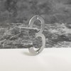 Premium 3 Inch High Stainless Steel Mailbox Numbers- Unique Polish
