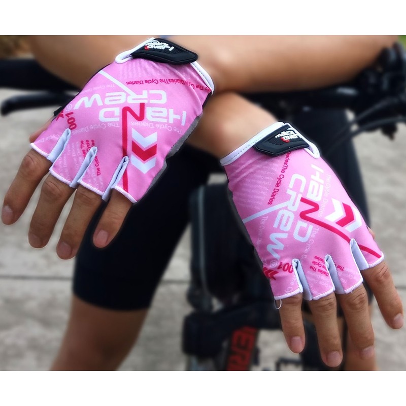 HANDCREW SS-27 Cycle Gloves, Half Open Type (Women's, M/Cosmos), Unisex,