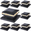Dynaming 8 Pack Solar Post Cap Lights, Outdoor Decorative Post