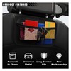 smilfuy 2PCS Car Net Pocket, Car Sticky Organizer Mesh Pocket