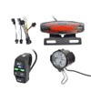 Bicycle Headlight and Tail Light Set, 24-48v Ebike Turn Signals