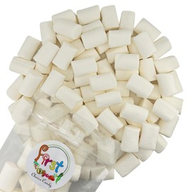 Marshmallows for Camping and Baking, White Vanilla Flavor, Large and Mini Size (8 Ounce, Medium)
