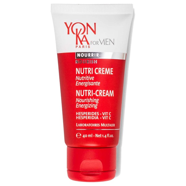 Yon-Ka Mens Nutri-Creme (40ml) Hydrating Face Moisturizer, Fast Absorbing Gel Creme for All Skin Types, Olive Oil and Vitamins Nourish Dry Skin