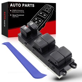 AOTPAT Power Window Switch Fits for:-Nissan Pathfinder 2005 2006 2007 2008 Sentra 2008 2009 2010 2011 2012 Front Driver Side Master Window Switch OE# 25401-ZJ60A, 25401-9W100