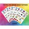 5TH Grade Graduation Temporary Tattoos for 5TH Grade Graduation Party