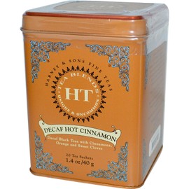 Harney & Sons HT Decaf Hot Cinnamon Tea, 20 Tea Sachets, 1.4 oz (40 g)