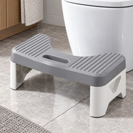 Comfort Toilet Stool for Adult Kids Pregnant Women, Squatting Aid Footstool