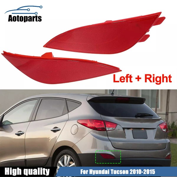 Unbranded Rear Bumper Reflector Light Left&Right 92405-2S100 For Hyundai Tucson