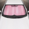 BDK Metallic Pink Quality Reflective Polyester Pop Up Car Windshield