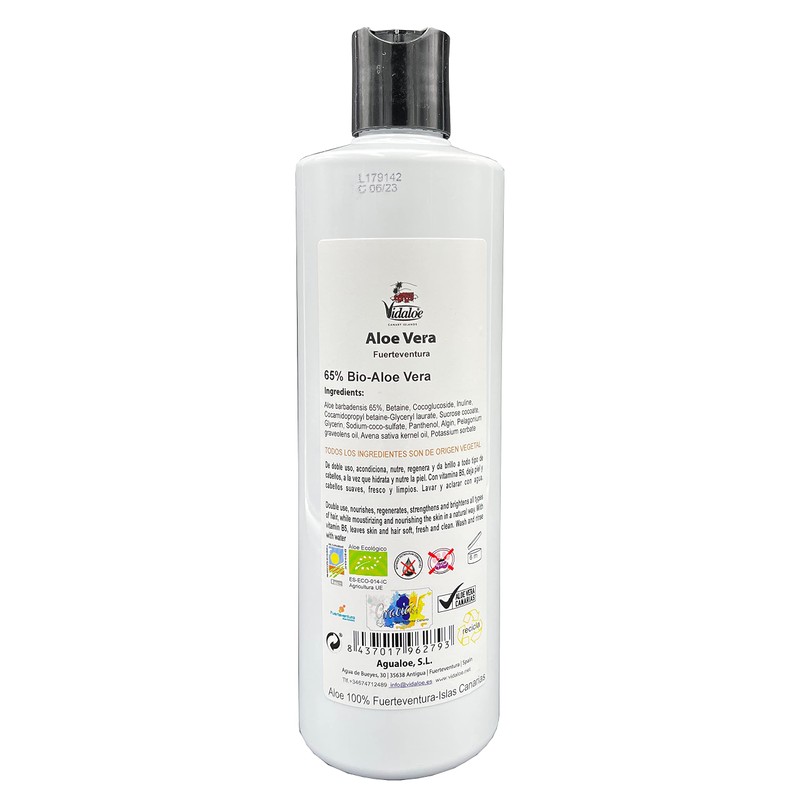 Vidaloe Aloe Vera Shampoo & Shower Gel 400 ml (2