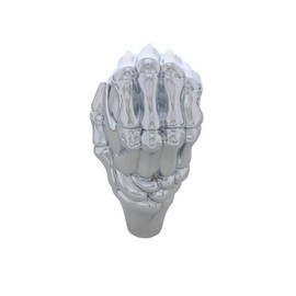 United Pacific Chrome Skull Gearshift Knob, metallic (70681)