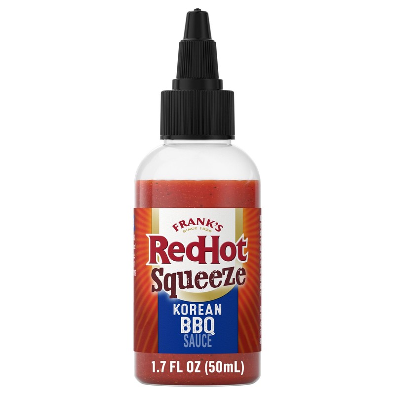 Frank's RedHot Squeeze Korean BBQ Sauce, 1.7 fl oz (Pack
