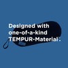 Tempur-Pedic All-Purpose Memory Foam Travel Pillow, Peanut-Shaped Lumbar Pillow for
