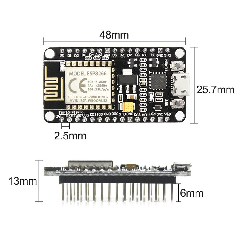 KeeYees Development Board WiFi WLAN Wireless Module for ESP8266 NodeMCU