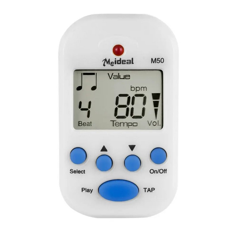 Mini Digital Metronome for Music Practice – Clip-On LCD Tempo
