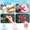 Kalysky 6 Pack Reusable Jelly Sticker Books for Toddlers 2-6