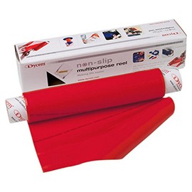 Dycem Non Slip Material, Roll, 8"X6-1/2 Foot, Red