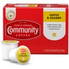 Community Coffee Coffee & Chicory Medium Dark Roast Single Serve