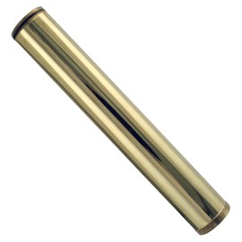 Westbrass A419-01 1-1/4" OD x 12" Double End Threaded Lavatory Sink Drain Extension Tailpiece, Polished Brass