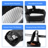Hanging Folding Mesh Garbage Bag Organizer Trash Bags Holder Recycling