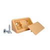 (Pack of 10 pcs) Light Brown Shelf Brackets 44 x