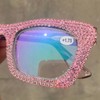 Oprah style Bling Rhinestone Square Reading Glasses For Women Shiny