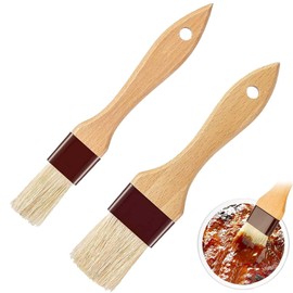 2PCS Pastry Brushes, Pastry Basting Brushes - Versatile Cooking Tools for Grilling, Baking, and Glazing, Basting Brush Kitchen Brush for Oil Egg Spread Marinade Sauce