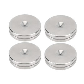 4Pcs Speaker Isolation Feet, 38mm Diameter Shock Absorption Base Pads, Non Slip Vibration Dampener Floor Protector, for Subwoofers CD DAC Instruments (15mm)