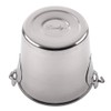 Lindy's 1-Quart Stainless Steel Bucket, Durable Seamless Bucket for Many
