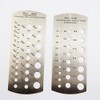 EEToolsSet® 2 Stainless Steel Drill Gauges Metric & Imperial Gauge