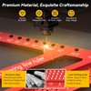 Housolution 8.5Inch 3D 6-in-1 Carpenter Square (1/16" Precision), 0-90° Aluminum