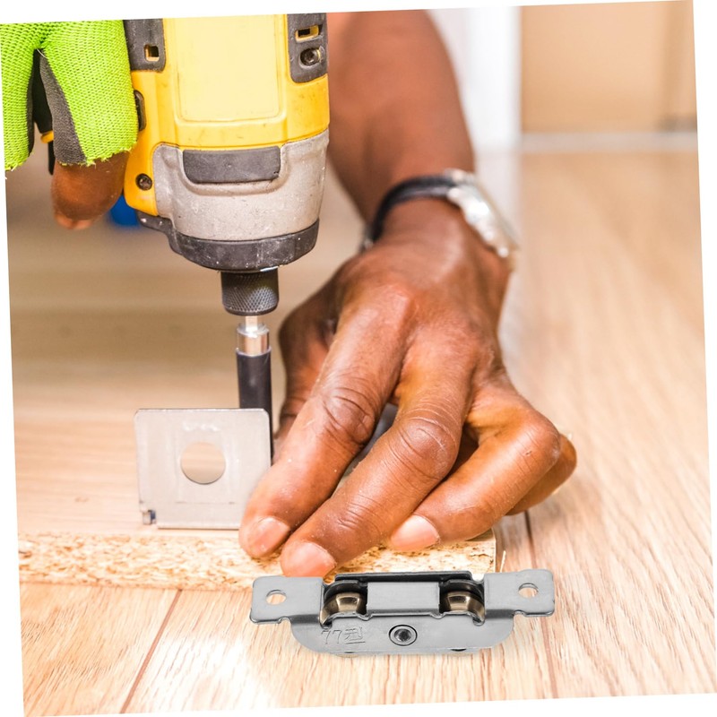 Operitacx 6pcs Sliding Glass Door Roller Double Wheel Kit Track