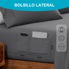 NANWEI Protector de Colchón 100% Impermeable con 2 Bolsas Laterales,