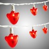 Nantucket Valentine's Day Red Hearts Heart String Lights ~ 20