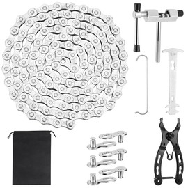 BIZOI Cycling Chains, Bike Chain Tool, Bicycle Repair Kit, Chain Link Removal Tool, for 6 7 8 Speed Chains, Mountain Road Bikes, Folding Bikes, Daily Cycling, Long-distance Travel, Emergency Repairs