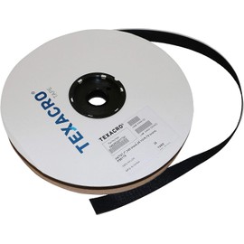 TEXACRO Brand Hook 70 PSA 32-25 Yard Velcro Roll 1" Wide, Black